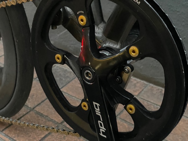 birdy Standard インチアップ&ゴールドカラーコーティネート birdy Standard インチアップ&ゴールドカラーコーティネート